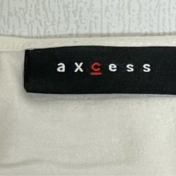 AXCESS Ivory Loose Fit Tank Top Size XL - Picture 6 of 10